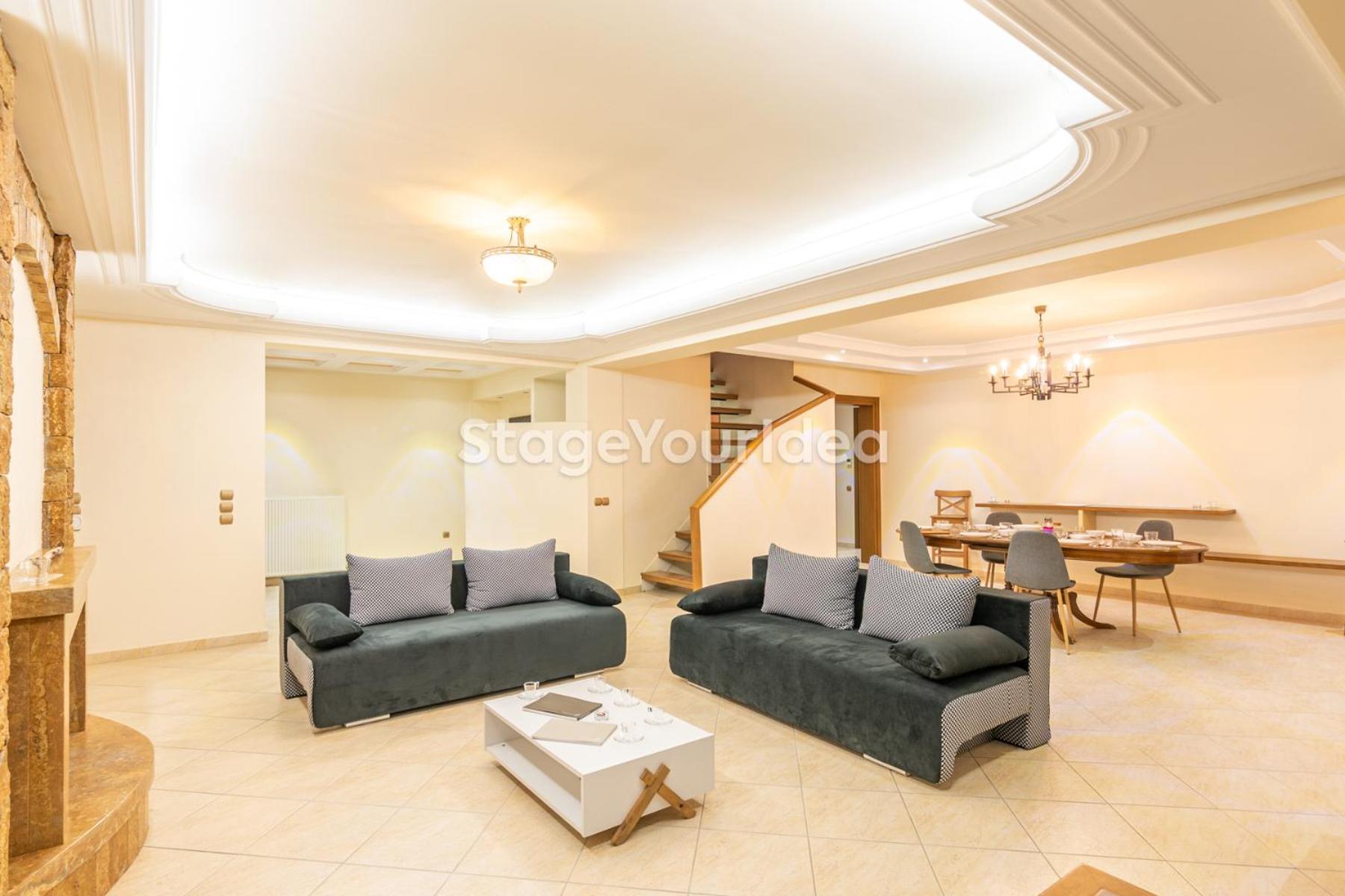 Luxury Appartment, Only 7 Minutes From Thessaloniki Airport And 15 Minutes From City Center ,For 8-23 People Also For Gatherings And Parties Neon Rysion Zewnętrze zdjęcie