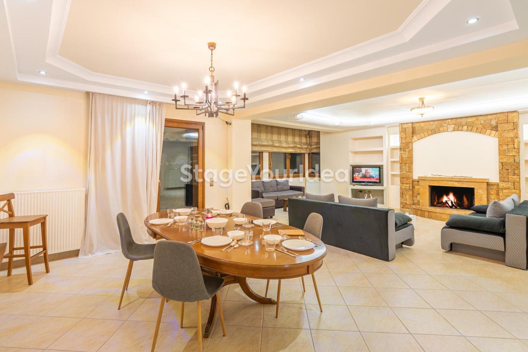Luxury Appartment, Only 7 Minutes From Thessaloniki Airport And 15 Minutes From City Center ,For 8-23 People Also For Gatherings And Parties Neon Rysion Zewnętrze zdjęcie