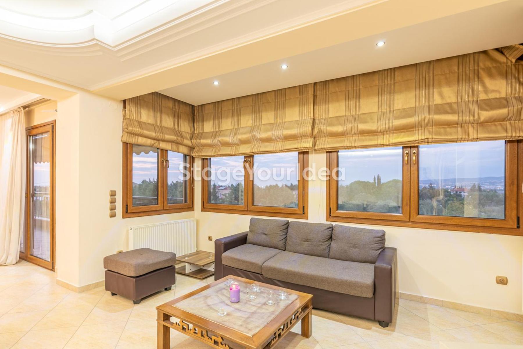 Luxury Appartment, Only 7 Minutes From Thessaloniki Airport And 15 Minutes From City Center ,For 8-23 People Also For Gatherings And Parties Neon Rysion Zewnętrze zdjęcie